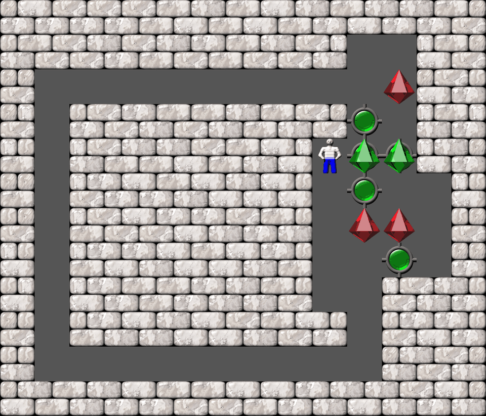 Сокобан More Bugs collections уровень 397